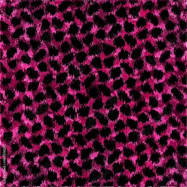 Obraz pelliccia leopardato rosa