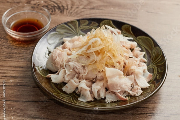 Fototapeta 沖縄県産あぐー豚の豚しゃぶサラダ