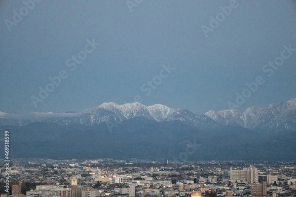 Fototapeta 富山、全景