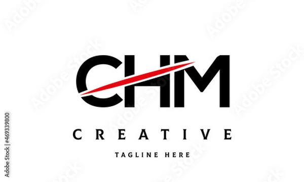 Fototapeta CHM creative three latter logo