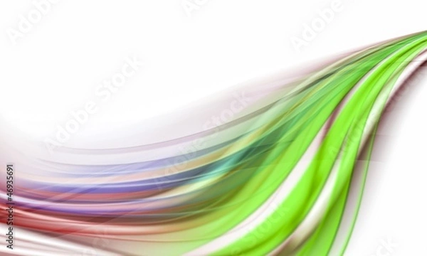 Obraz colourful abstract lines on white background