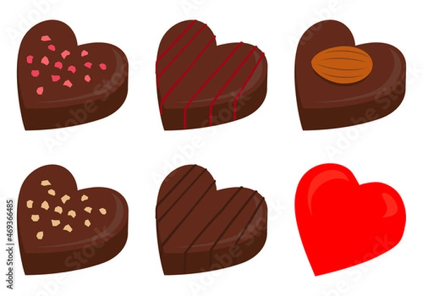 Obraz ハート型のチョコレート