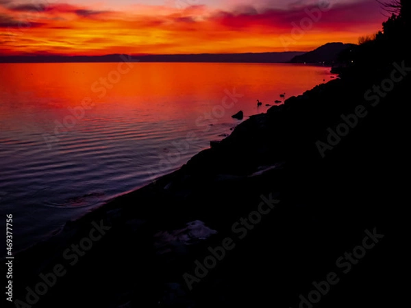 Obraz sunset over the sea