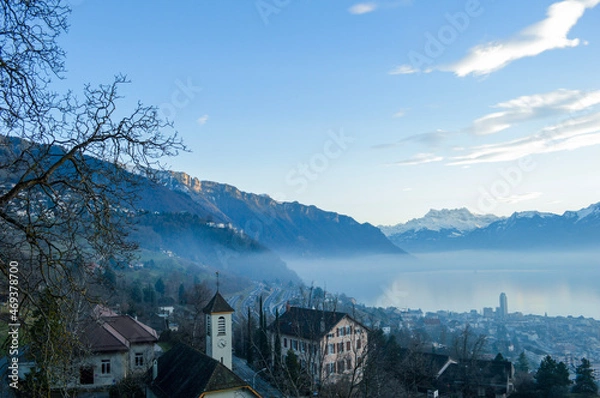 Obraz landscape with lake