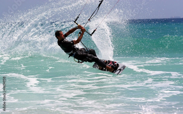 Obraz Kitesurfen