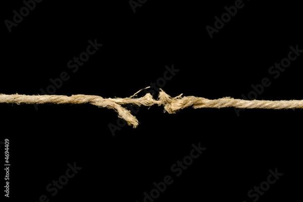 Obraz The cordage broken soon