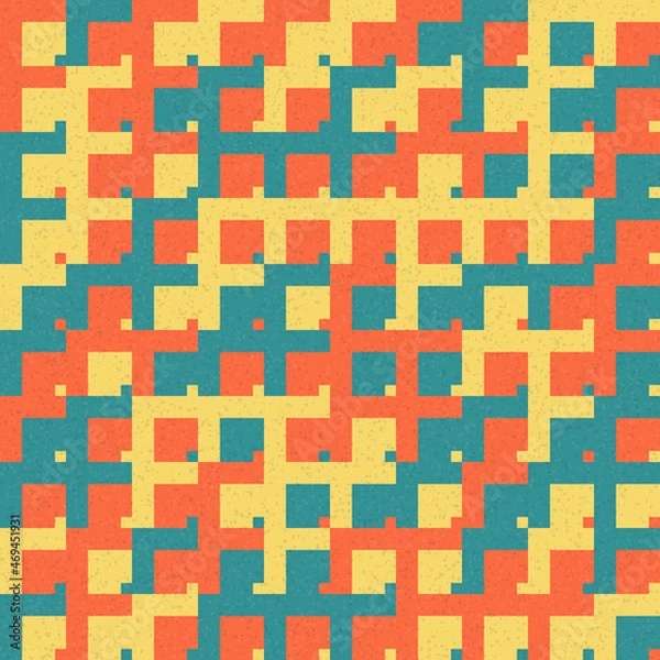 Fototapeta Abstract Geometric Pattern generative computational art illustration