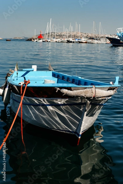Obraz boats in the harbour Procida