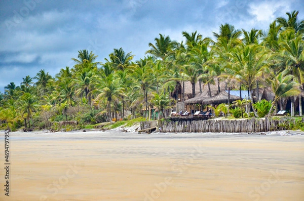 Obraz A beautiful view of Ilheus Beach in Bahia, Brazil.