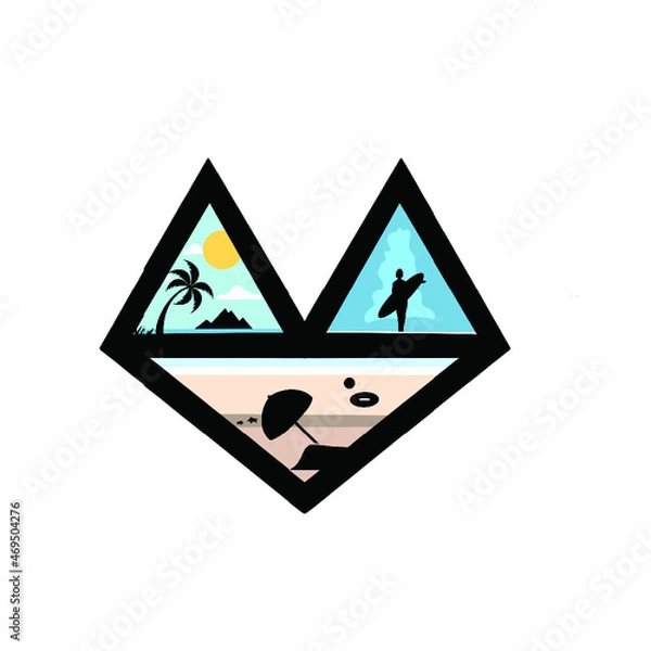 Obraz Logo of bikini