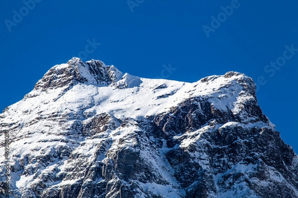 Obraz alpine peak with snow and ice