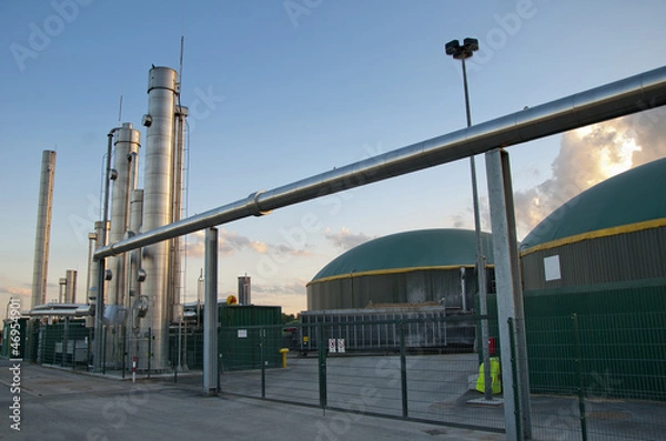 Fototapeta Biogazownia