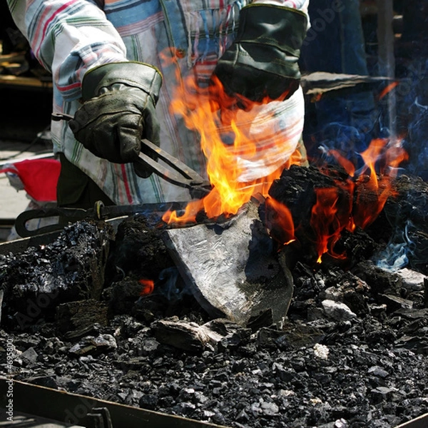 Obraz hands and flame