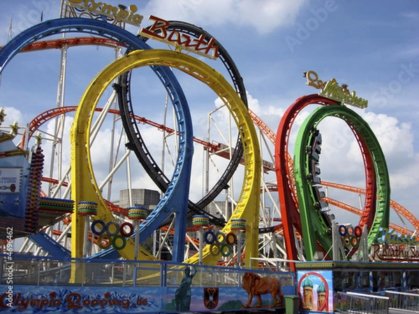 Fototapeta Achterbahn