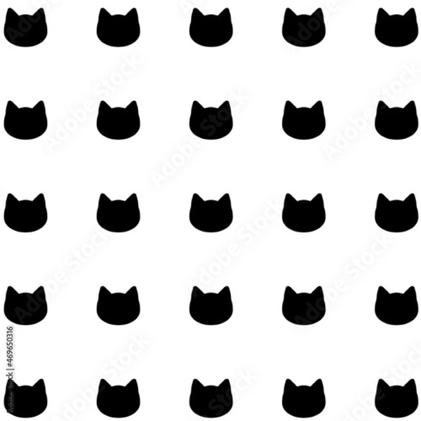 Obraz 壁紙　猫シルエット　ブラック