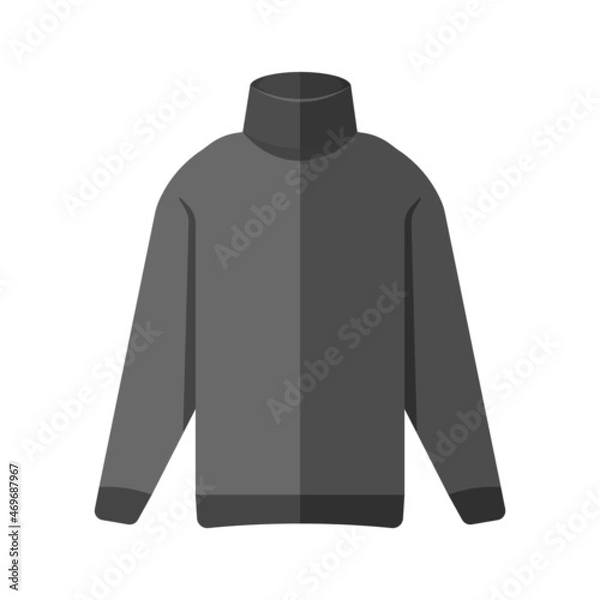 Obraz Vector Flat Design Turtleneck. Simple Vector illustration