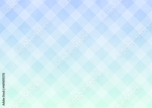 Fototapeta 背景　斜めチェック　グラデーション　テクスチャ　水色