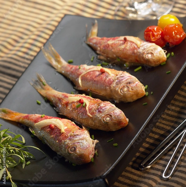 Fototapeta GRILLADE DE ROUGETS
