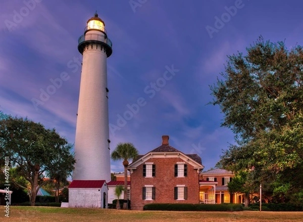 Obraz St Simon Island Lighthouse