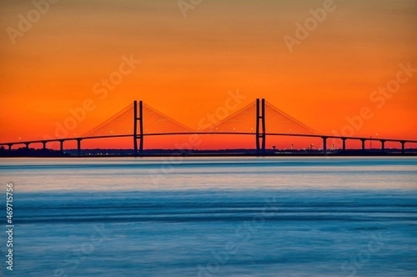 Obraz Sidney Lanier Bridge St Simon Island