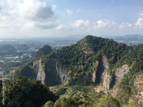 Obraz view of the mountains at Krabi (Thailand)