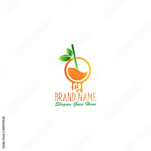 Obraz Juice logo design vector illustration