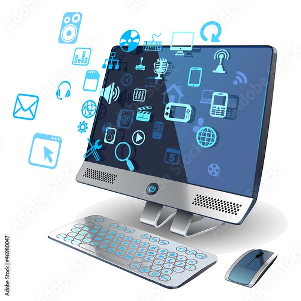 Fototapeta computer networks