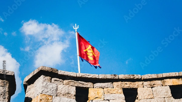 Fototapeta 깃발