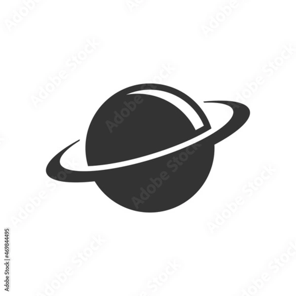 Fototapeta planet logo icon design template vector
