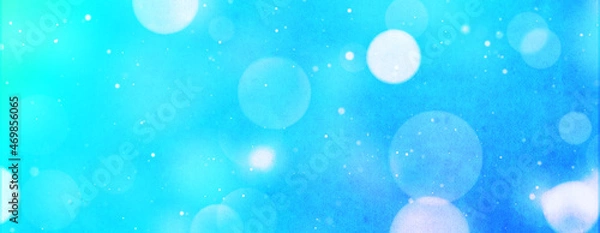 Obraz 横長のバブルの水彩風の壁紙　幻想的
