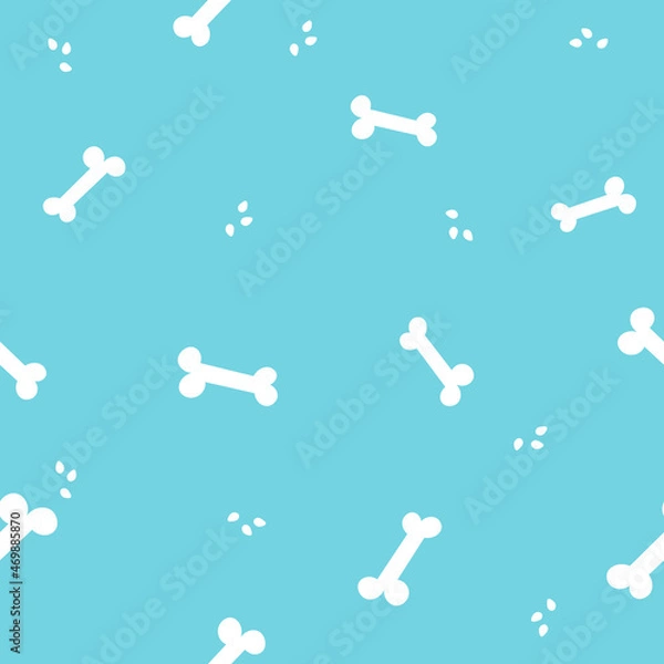 Obraz Bones seamless  pattern.Vector illustration