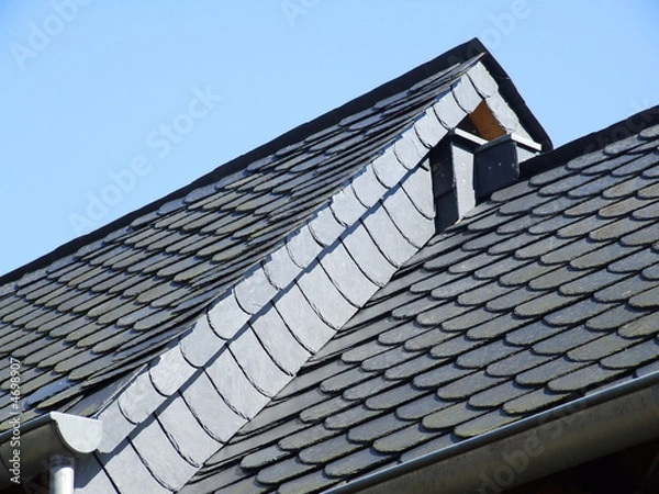 Fototapeta Schieferdach