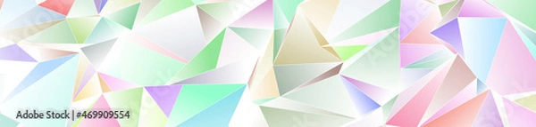 Fototapeta 3d Triangles, abstract  background. Design wallpaper.