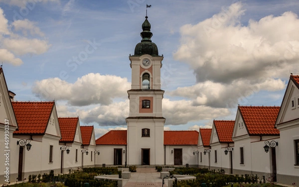 Obraz White church and monastery
