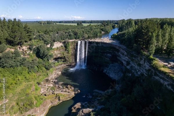 Obraz waterfall salto del itata, Chile