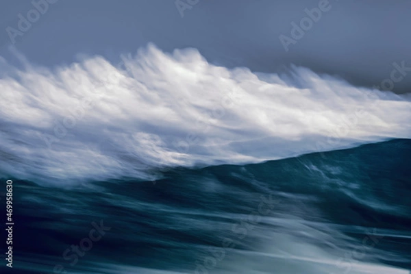 Fototapeta clouds and sea in motion