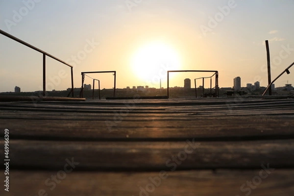 Obraz sunset over the pier