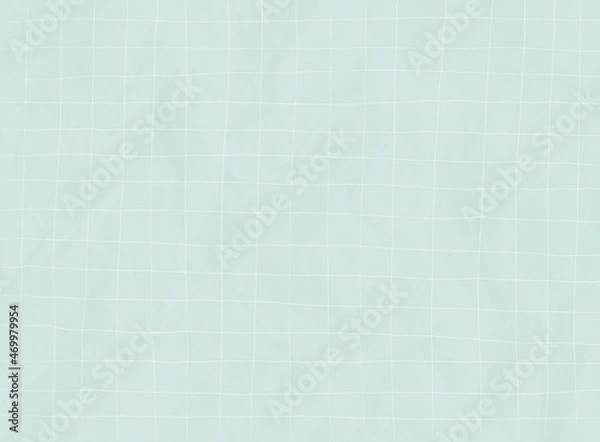 Obraz White grid on light blue background. Hand drawn texture, backdrop, cover, banner.	