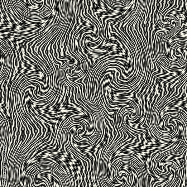 Fototapeta Abstract Hand Drawing Digital Painting Marble Textured Liquid Fluid Wavy Fluid Seamless Pattern Tie Dye Batik Background