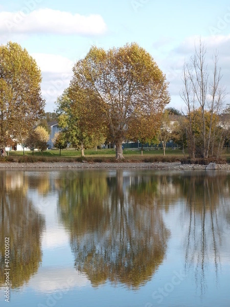Obraz Reflet sur le lac - Soues