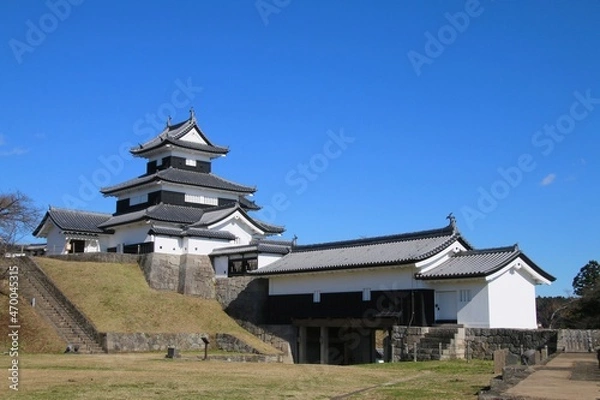 Fototapeta 秋の小峰城（福島県・白河市）