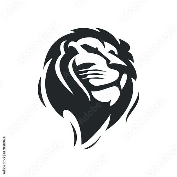 Obraz LIon Head Logo Design Vector