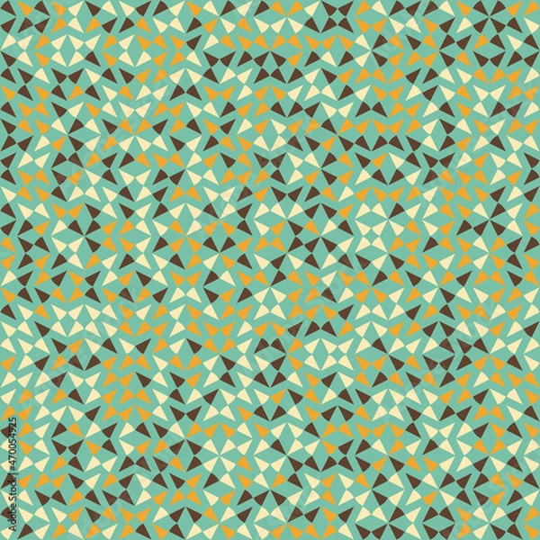 Fototapeta Abstract Geometric Pattern generative computational art illustration