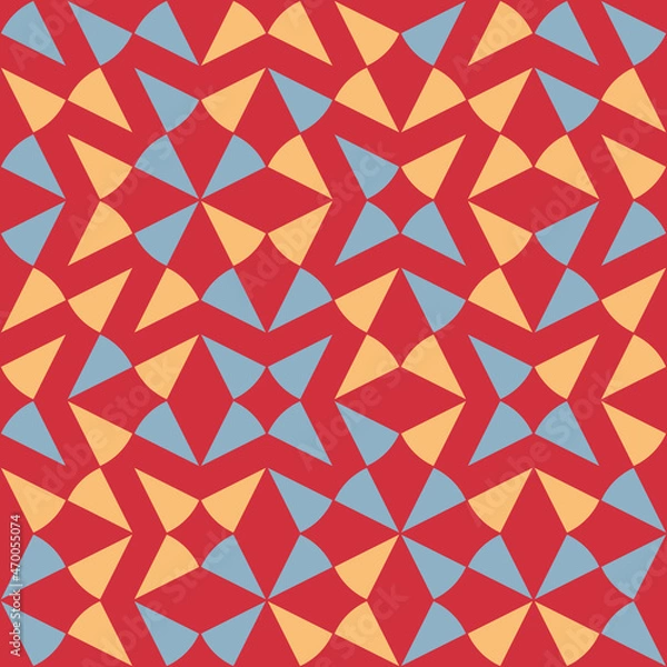 Fototapeta Abstract Geometric Pattern generative computational art illustration