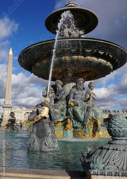Obraz Fontaine des mers