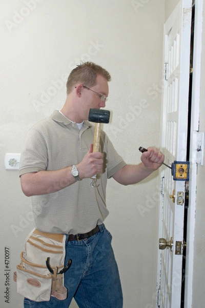 Obraz hammer and chisel