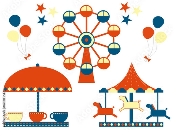 Obraz 遊園地　テーマパーク