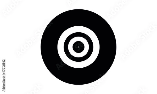 Fototapeta Target icon on white background