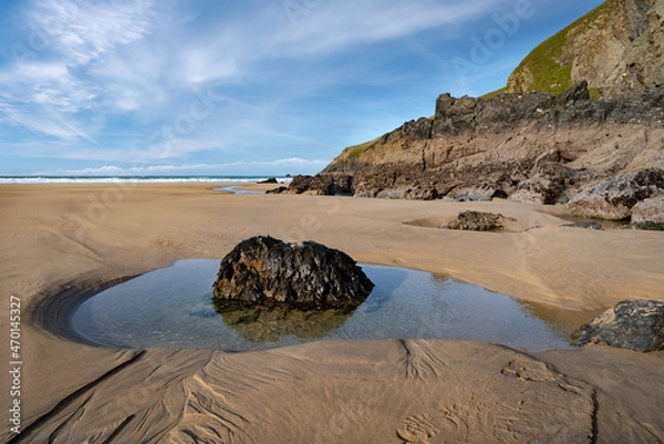 Obraz Perranporth beach Cornwall
