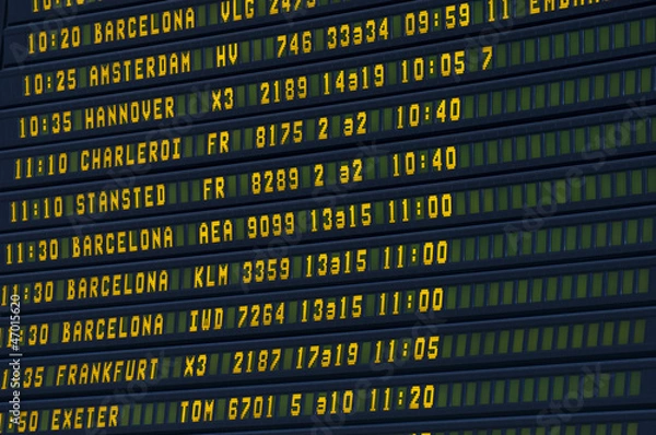 Obraz panel informativo